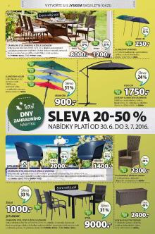 akční leták Jysk 30.6.2016-13.7.2016