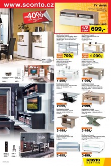 akční leták Sconto nábytek 3.8.2016-16.8.2016