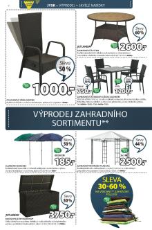 akční leták Jysk 4.8.2016-17.8.2016