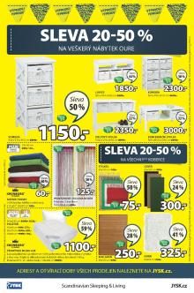 akční leták Jysk 16.8.2016-21.8.2016