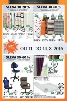 akční leták Jysk 16.8.2016-21.8.2016