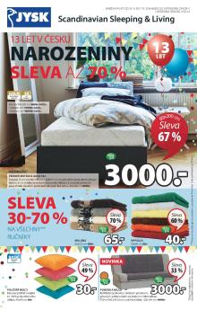 akční leták Jysk 25.8.2016-7.9.2016