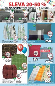akční leták Jysk 25.8.2016-7.9.2016