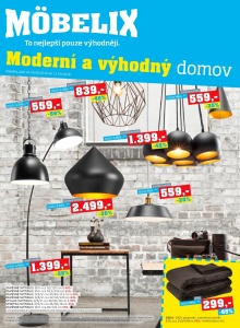 akční leták Möbelix 29.8.2016-11.9.2016