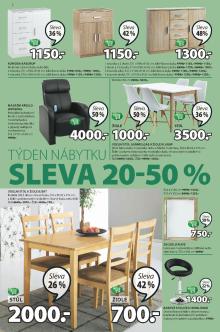 akční leták Jysk 1.9.2016-14.9.2016