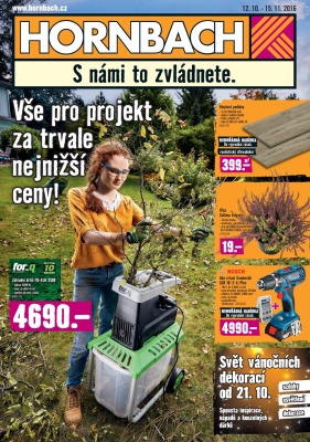 akční leták Hornbach 12.10.2016-15.11.2016