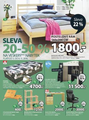 akční leták Jysk 3.11.2016-16.11.2016