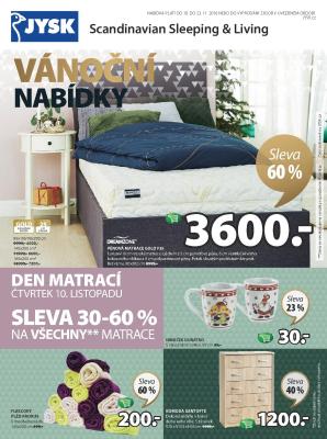 akční leták Jysk 10.11.2016-23.11.2016