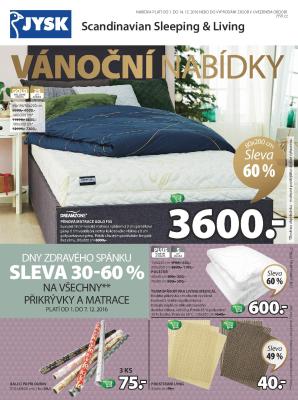 akční leták Jysk 1.12.2016-14.12.2016