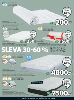 akční leták Jysk 1.12.2016-14.12.2016