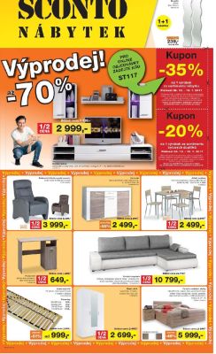 akční leták Sconto nábytek 28.12.2016-24.1.2017