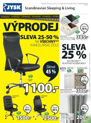akční leták Jysk 12.1.2017-25.1.2017