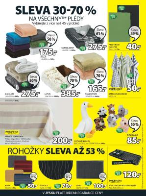 akční leták Jysk 19.1.2017-1.2.2017