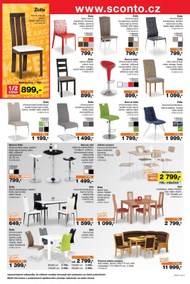 akční leták Sconto nábytek 25.1.2017-14.2.2017