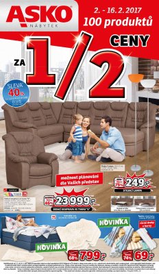 akční leták ASKO 2.2.2017-16.2.2017