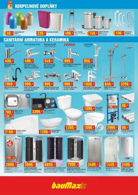 akční leták bauMax 1.3.2017-31.3.2017