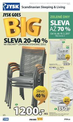 akční leták Jysk 16.3.2017-29.3.2017