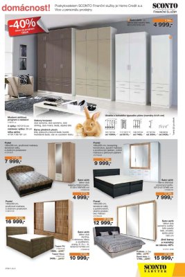 akční leták Sconto nábytek 5.4.2017-25.4.2017