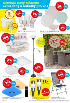akční leták Möbelix 10.4.2017-23.4.2017
