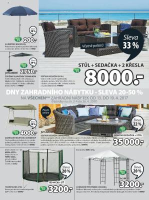 akční leták Jysk 13.4.2017-26.4.2017
