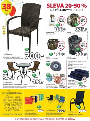 akční leták Jysk 13.4.2017-26.4.2017
