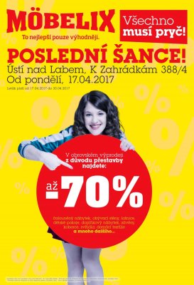 akční leták Möbelix 17.4.2017-30.4.2017