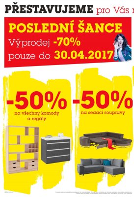akční leták Möbelix 17.4.2017-30.4.2017