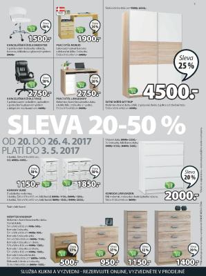 akční leták Jysk 20.4.2017-3.5.2017