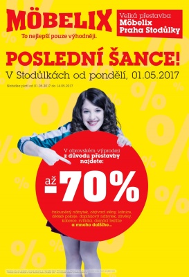 akční leták Möbelix 1.5.2017-14.5.2017