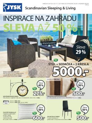 akční leták Jysk 4.5.2017-17.5.2017