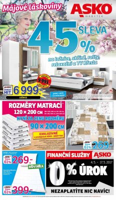 akční leták ASKO 4.5.2017-17.5.2017