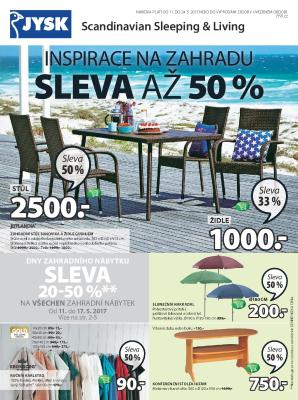 akční leták Jysk 11.5.2017-24.5.2017