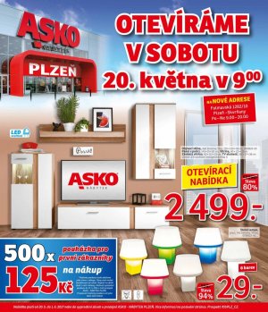 akční leták ASKO 20.5.2017-1.6.2017