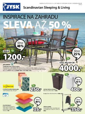 akční leták Jysk 8.6.2017-21.6.2017
