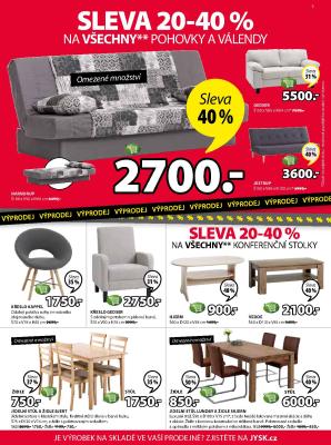 akční leták Jysk 15.6.2017-28.6.2017