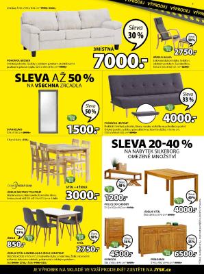 akční leták Jysk 6.7.2017-19.7.2017