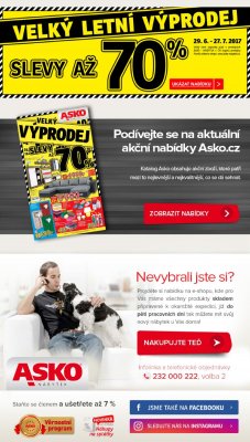 akční leták ASKO 14.7.2017-17.7.2017