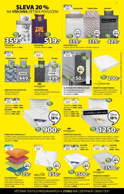 akční leták Jysk 27.7.2017-9.8.2017