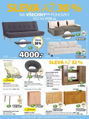 akční leták Jysk 10.8.2017-23.8.2017