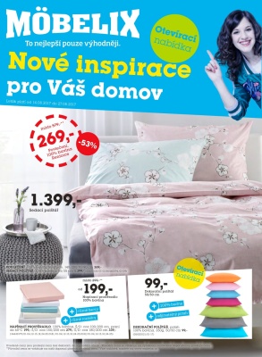 akční leták Möbelix 14.8.2017-27.8.2017