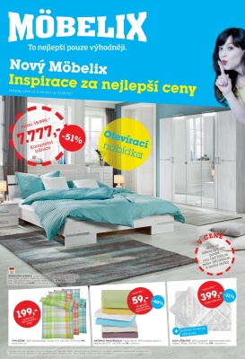 akční leták Möbelix 21.8.2017-3.9.2017