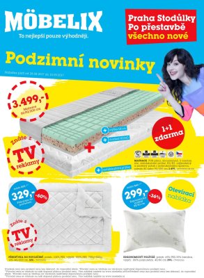 akční leták Möbelix 28.8.2017-10.9.2017