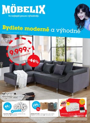 akční leták Möbelix 16.10.2017-29.10.2017
