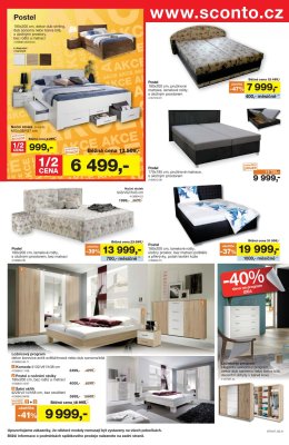 akční leták Sconto nábytek 1.11.2017-14.11.2017