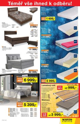 akční leták Sconto nábytek 1.11.2017-14.11.2017