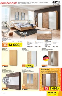 akční leták Sconto nábytek 1.11.2017-14.11.2017
