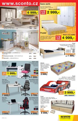 akční leták Sconto nábytek 1.11.2017-14.11.2017