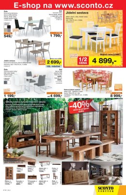 akční leták Sconto nábytek 1.11.2017-14.11.2017