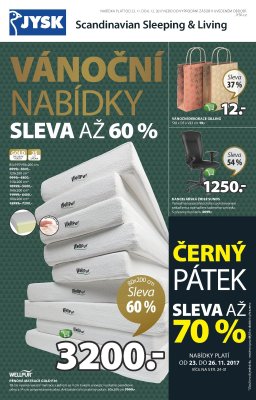 akční leták Jysk 23.11.2017-6.12.2017