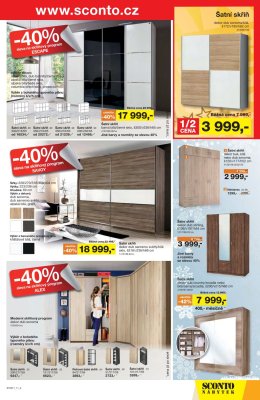 akční leták Sconto nábytek 29.11.2017-27.12.2017